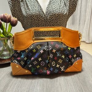 LOUIS VUITTON MULTICOLOR JUDY MM BLACK